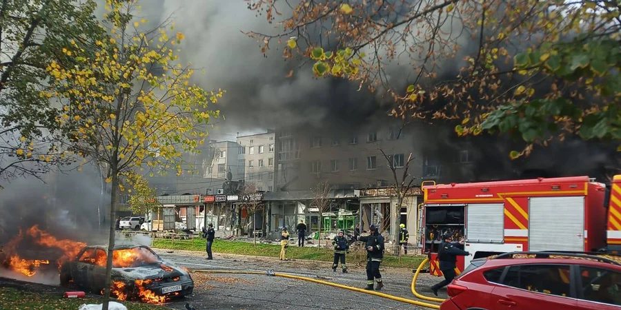 Російський дрон атакував центр Чернігова, двоє людей загинули
