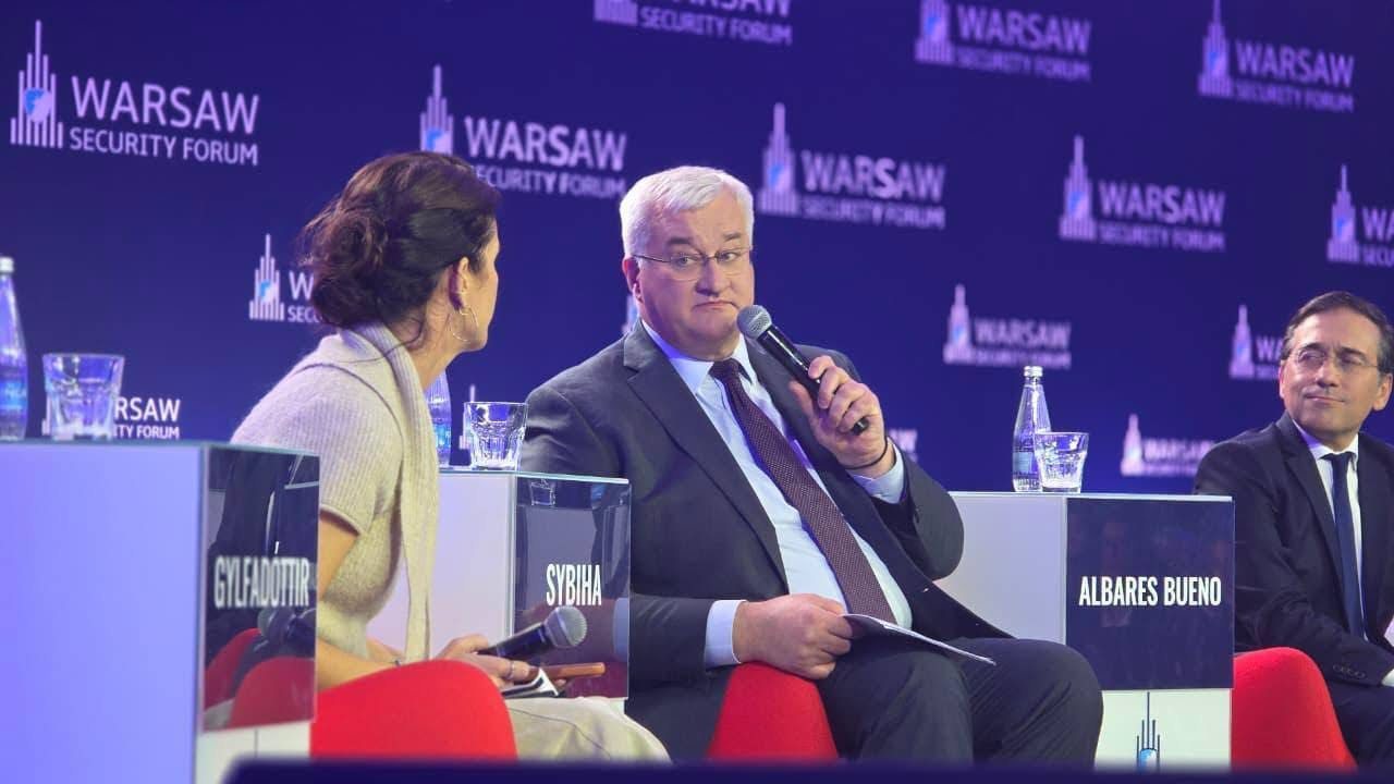Сибіга на Варшавському форумі: майбутнє безпеки Європи вирішується в Україні