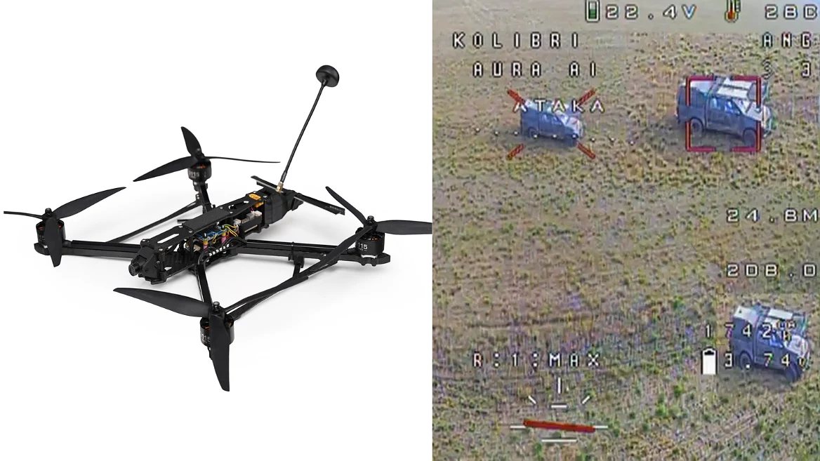 TAF Industries додала ШІ-донаведення до FPV-дронів «Колібрі 10» Advance