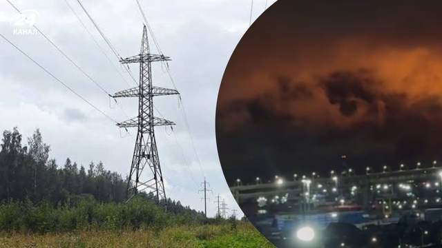 Дрони атакували Санкт-Петербург і Ленінградську область: горить нафтотермінал, є перебої зі світлом і водою