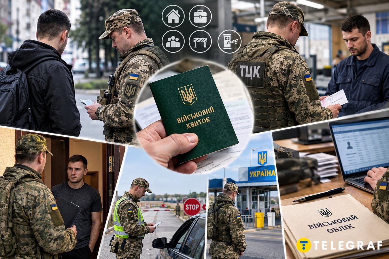 Де ТЦК шукатимуть військовозобов'язаних: названо шість основних локацій