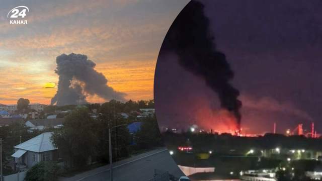 Удар по Самарській області: палають Новокуйбишевський НПЗ та склад OZON