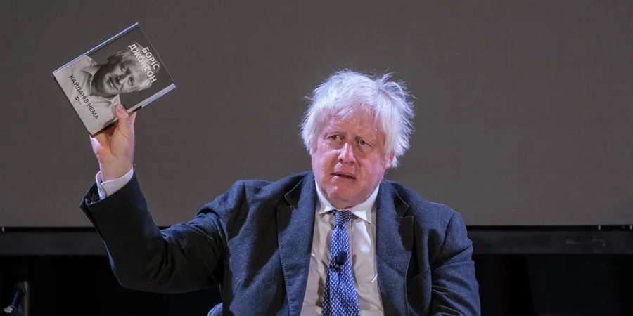 Борис Джонсон презентував українське видання мемуарів на BookForum у Львові